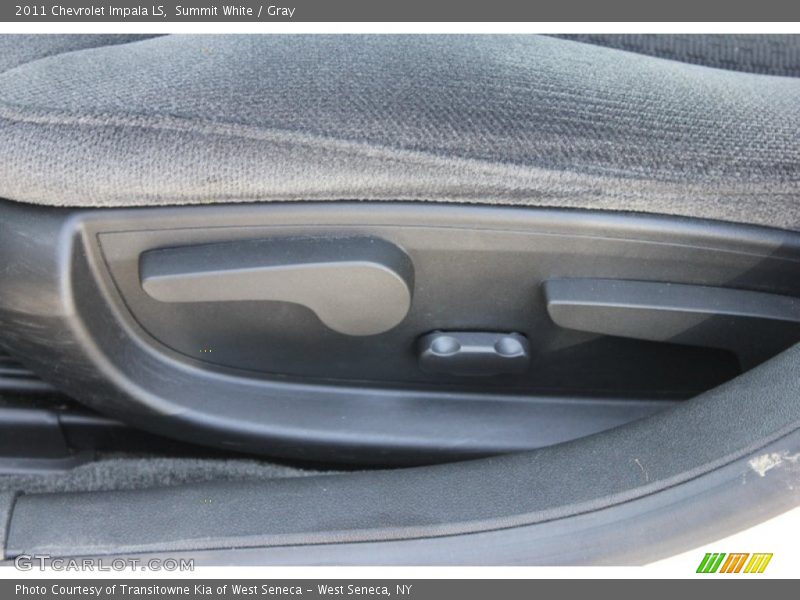 Summit White / Gray 2011 Chevrolet Impala LS