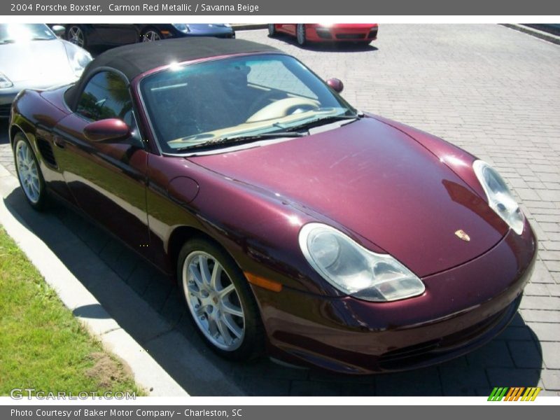 Carmon Red Metallic / Savanna Beige 2004 Porsche Boxster