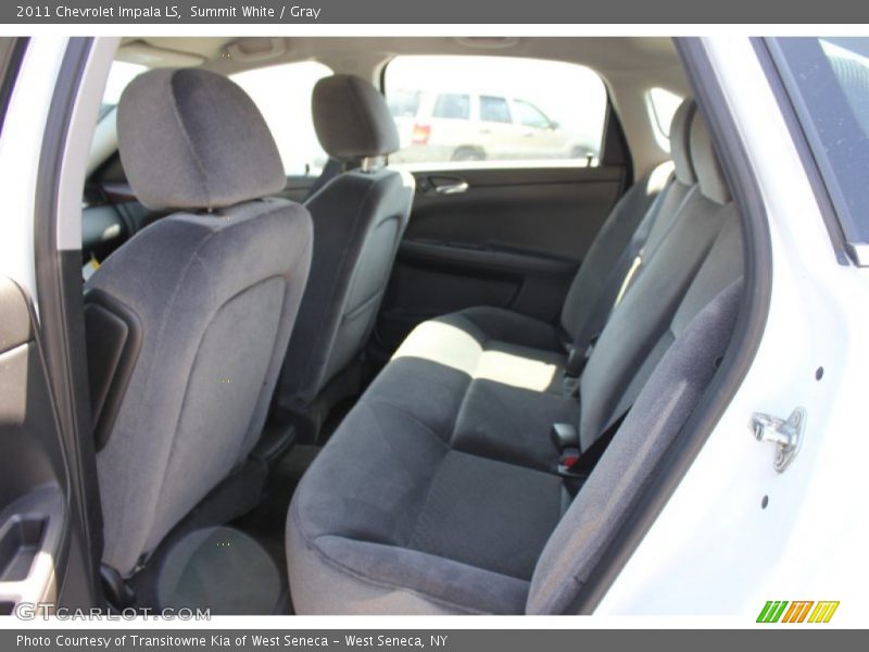 Summit White / Gray 2011 Chevrolet Impala LS