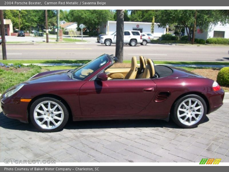 Carmon Red Metallic / Savanna Beige 2004 Porsche Boxster