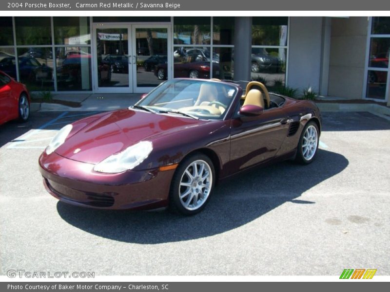 Carmon Red Metallic / Savanna Beige 2004 Porsche Boxster
