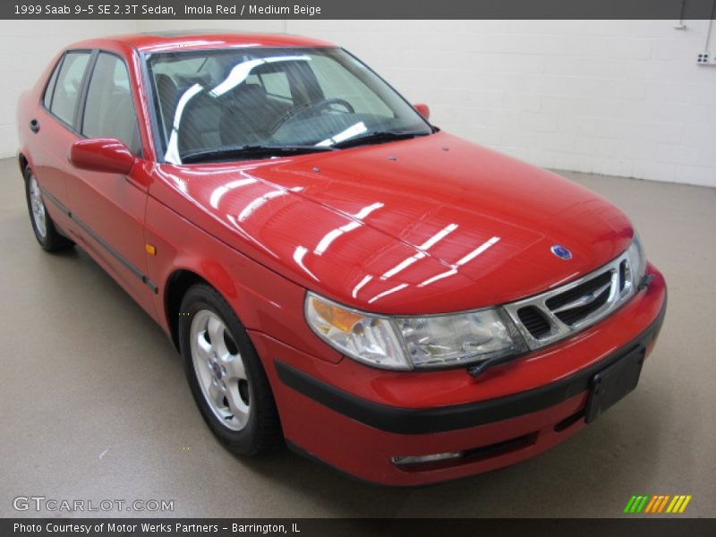 Imola Red / Medium Beige 1999 Saab 9-5 SE 2.3T Sedan