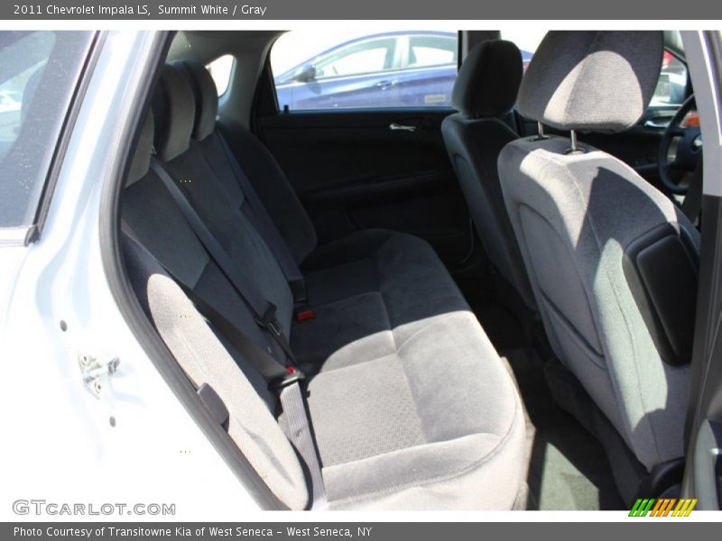 Summit White / Gray 2011 Chevrolet Impala LS