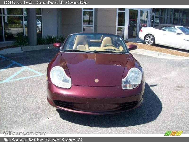 Carmon Red Metallic / Savanna Beige 2004 Porsche Boxster