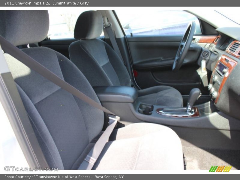 Summit White / Gray 2011 Chevrolet Impala LS