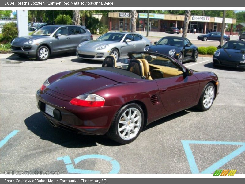 Carmon Red Metallic / Savanna Beige 2004 Porsche Boxster