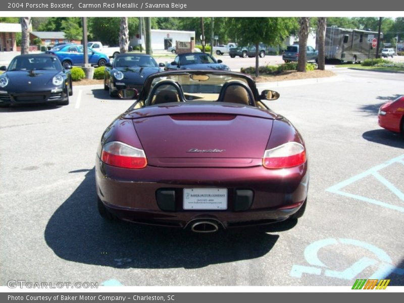 Carmon Red Metallic / Savanna Beige 2004 Porsche Boxster