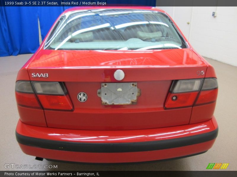 Imola Red / Medium Beige 1999 Saab 9-5 SE 2.3T Sedan