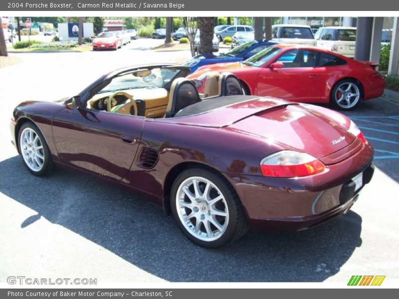 Carmon Red Metallic / Savanna Beige 2004 Porsche Boxster