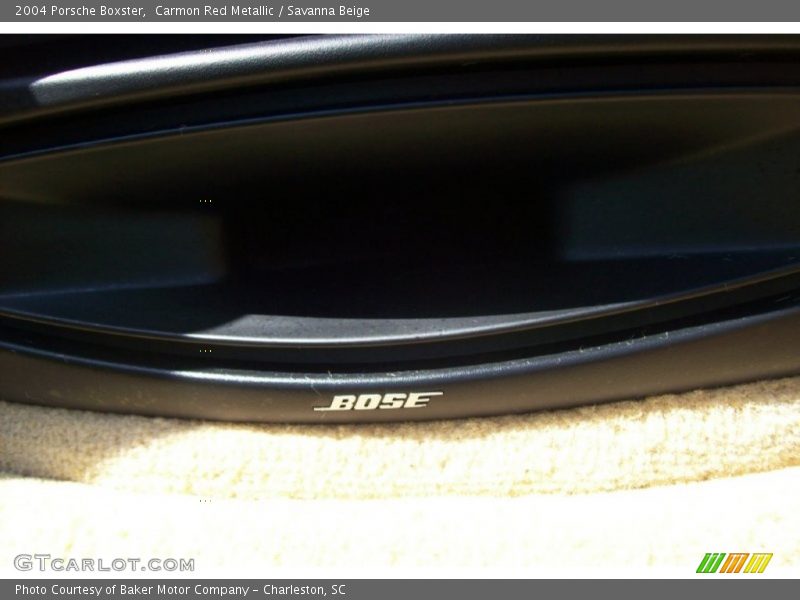 Carmon Red Metallic / Savanna Beige 2004 Porsche Boxster