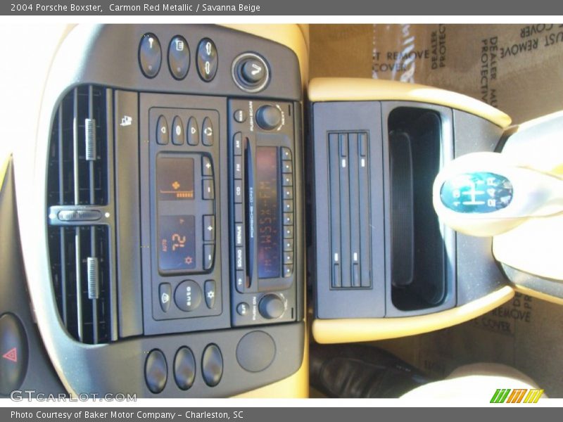 Carmon Red Metallic / Savanna Beige 2004 Porsche Boxster