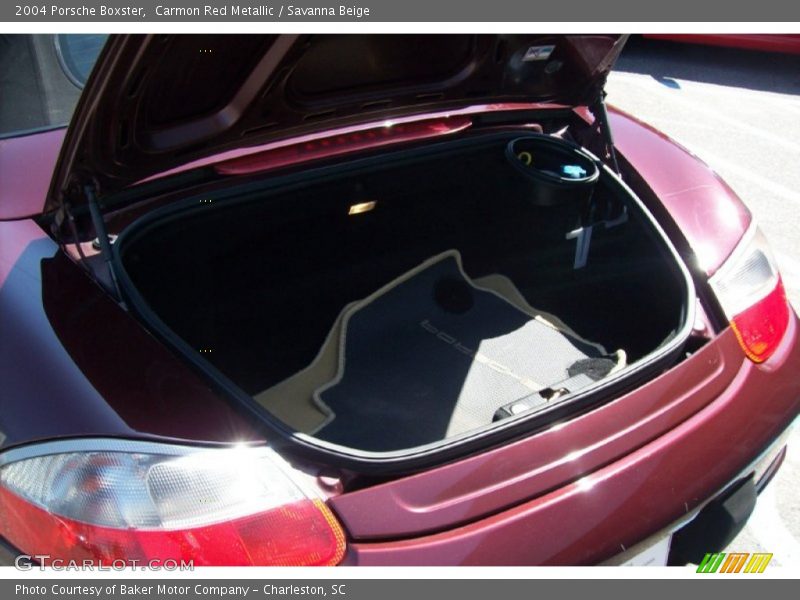 Carmon Red Metallic / Savanna Beige 2004 Porsche Boxster