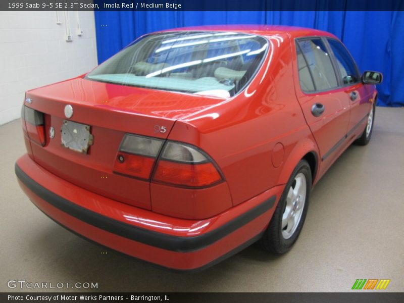 Imola Red / Medium Beige 1999 Saab 9-5 SE 2.3T Sedan