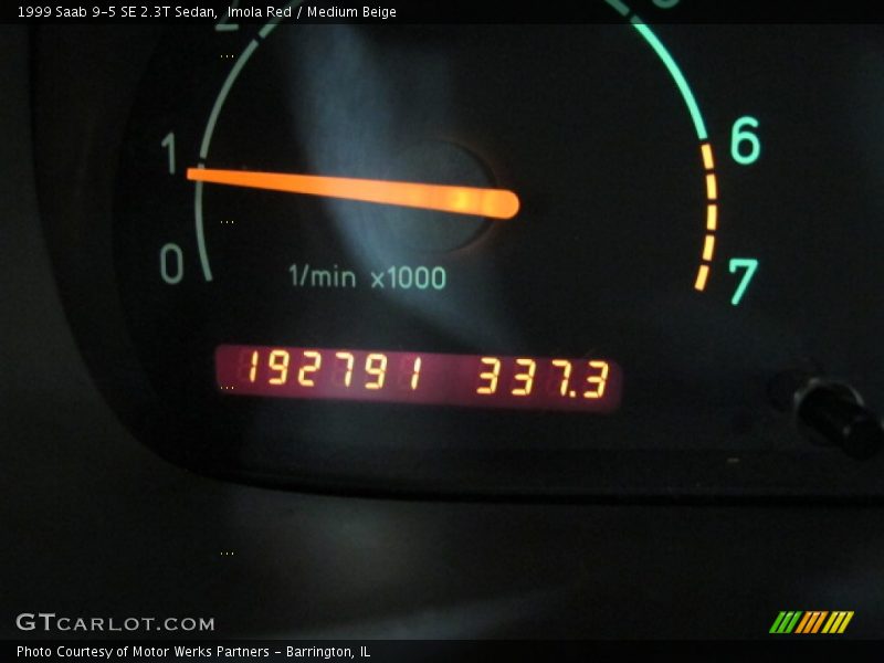 Imola Red / Medium Beige 1999 Saab 9-5 SE 2.3T Sedan
