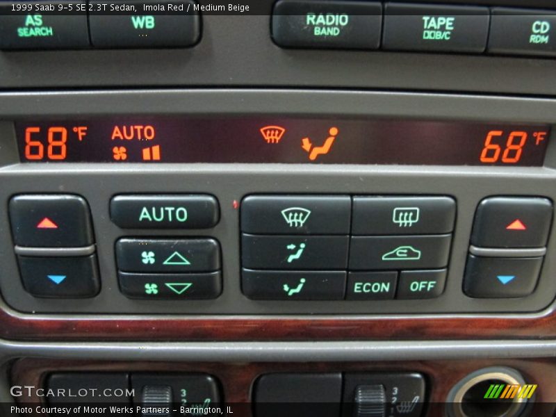 Imola Red / Medium Beige 1999 Saab 9-5 SE 2.3T Sedan