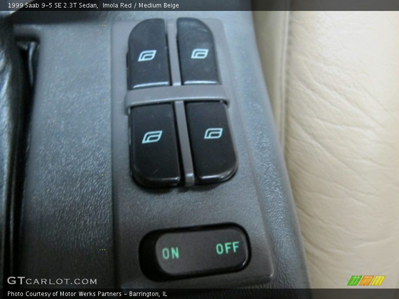 Imola Red / Medium Beige 1999 Saab 9-5 SE 2.3T Sedan