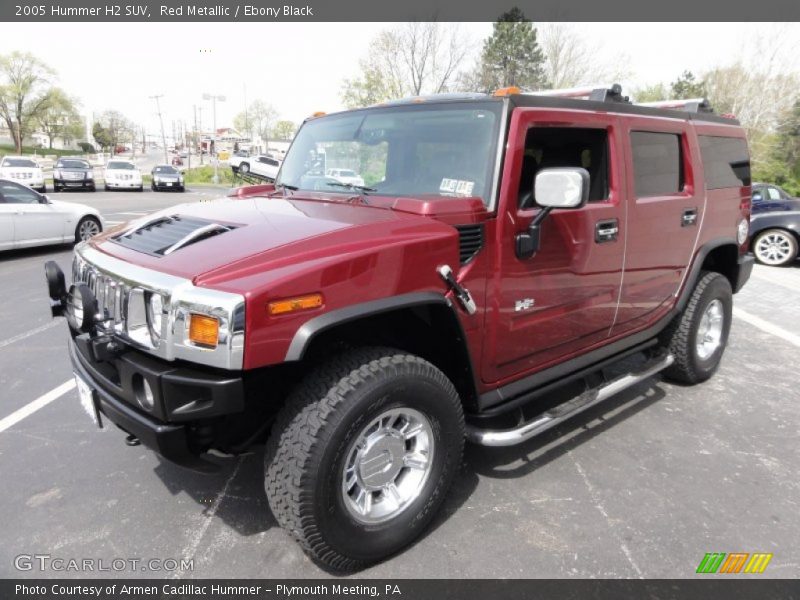 Red Metallic / Ebony Black 2005 Hummer H2 SUV