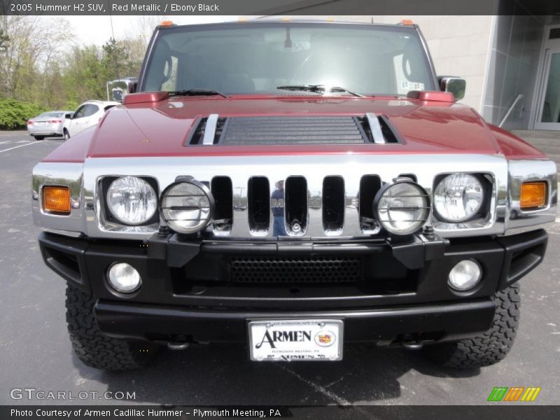 Red Metallic / Ebony Black 2005 Hummer H2 SUV