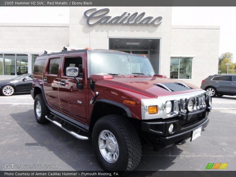 Red Metallic / Ebony Black 2005 Hummer H2 SUV