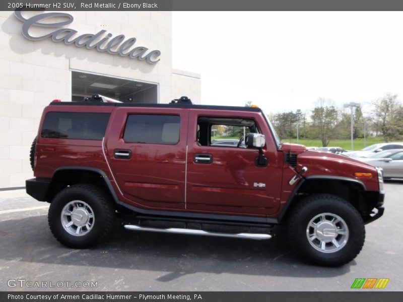 Red Metallic / Ebony Black 2005 Hummer H2 SUV