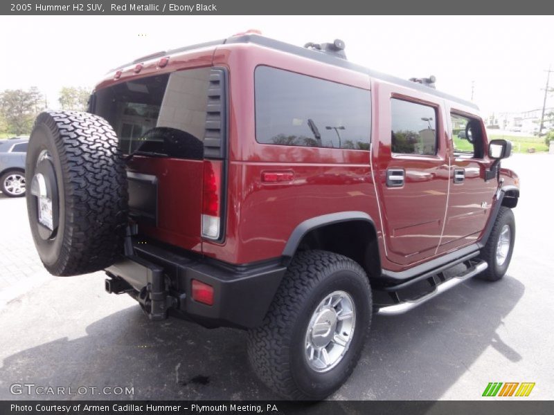 Red Metallic / Ebony Black 2005 Hummer H2 SUV