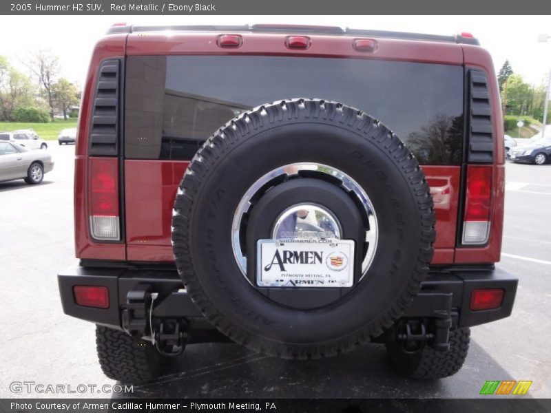 Red Metallic / Ebony Black 2005 Hummer H2 SUV