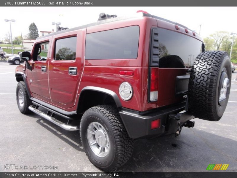 Red Metallic / Ebony Black 2005 Hummer H2 SUV