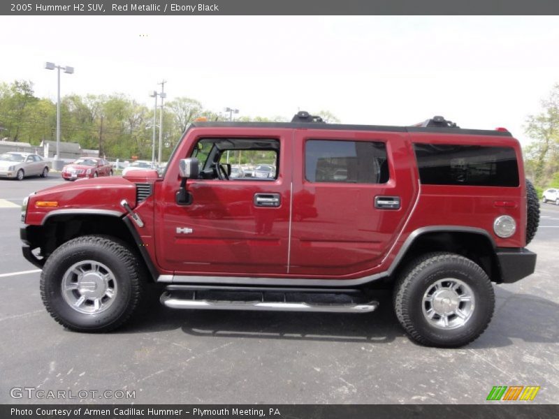 Red Metallic / Ebony Black 2005 Hummer H2 SUV