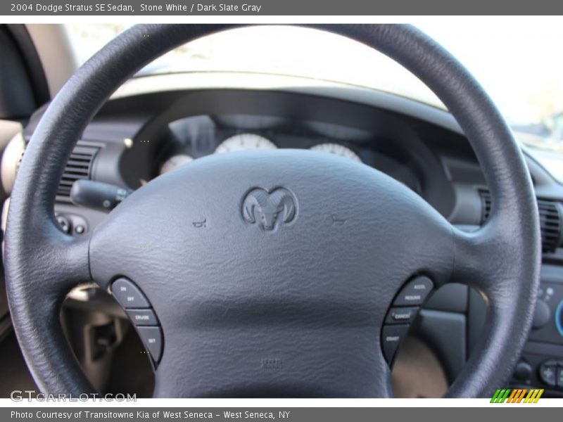 Stone White / Dark Slate Gray 2004 Dodge Stratus SE Sedan