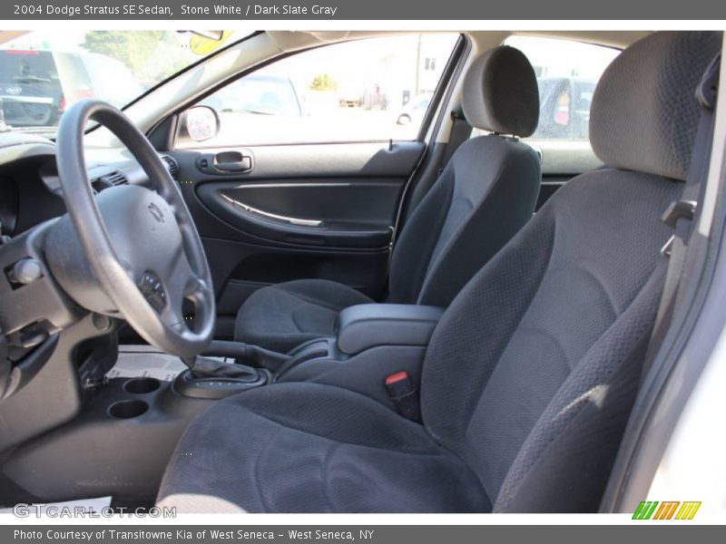 Stone White / Dark Slate Gray 2004 Dodge Stratus SE Sedan