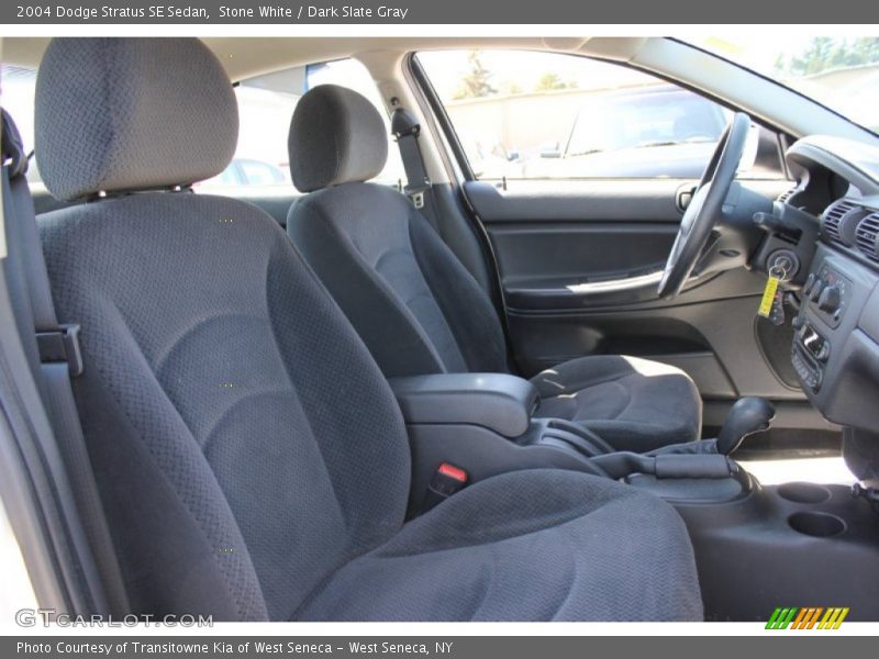 Stone White / Dark Slate Gray 2004 Dodge Stratus SE Sedan