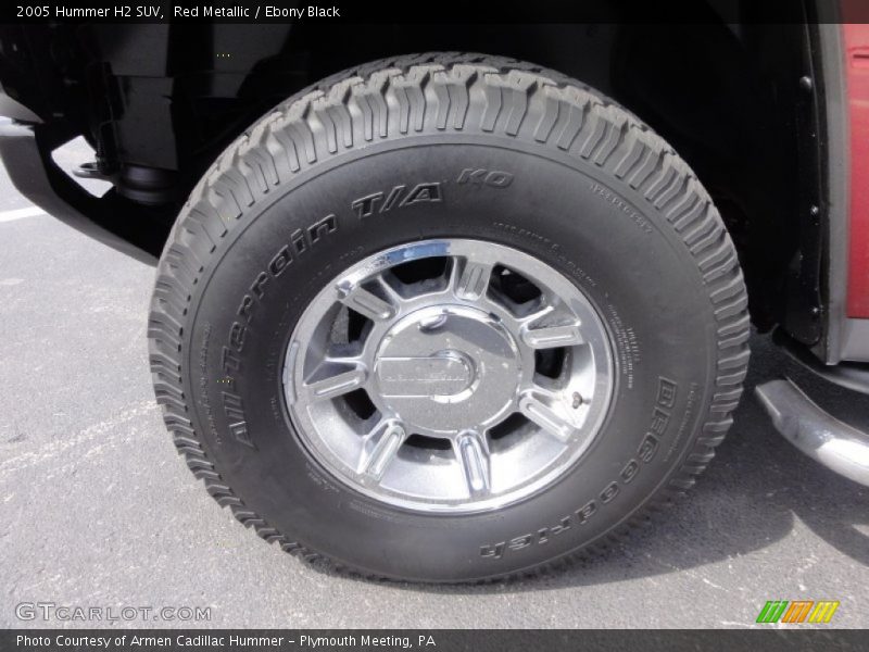 Red Metallic / Ebony Black 2005 Hummer H2 SUV