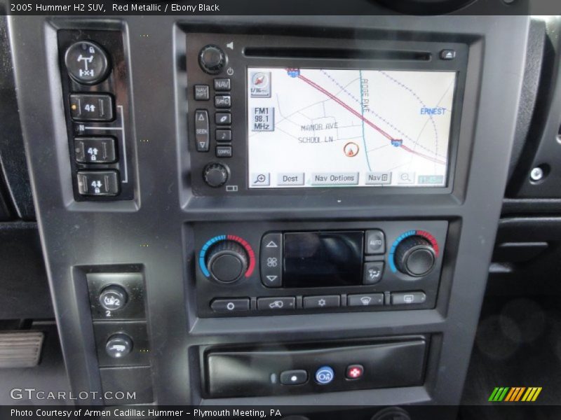 Red Metallic / Ebony Black 2005 Hummer H2 SUV