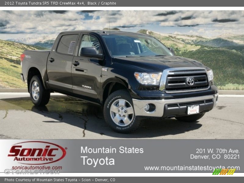 Black / Graphite 2012 Toyota Tundra SR5 TRD CrewMax 4x4