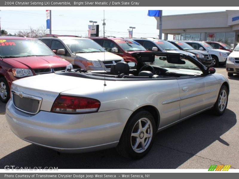 Bright Silver Metallic / Dark Slate Gray 2004 Chrysler Sebring LXi Convertible