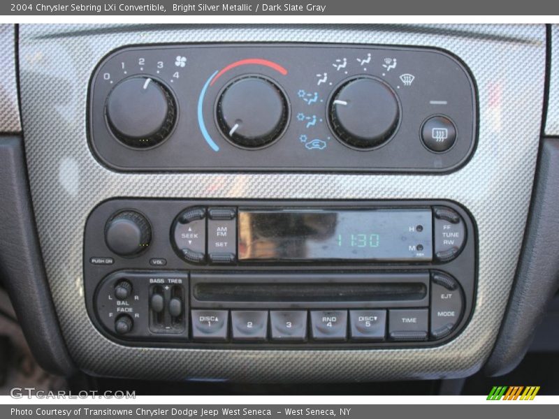 Bright Silver Metallic / Dark Slate Gray 2004 Chrysler Sebring LXi Convertible