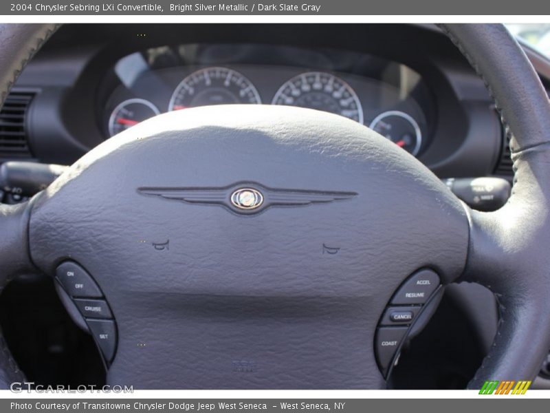 Bright Silver Metallic / Dark Slate Gray 2004 Chrysler Sebring LXi Convertible