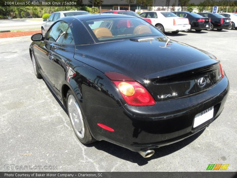 Black Onyx / Saddle 2004 Lexus SC 430