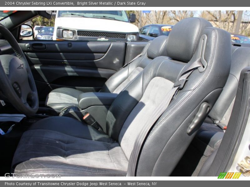 Bright Silver Metallic / Dark Slate Gray 2004 Chrysler Sebring LXi Convertible