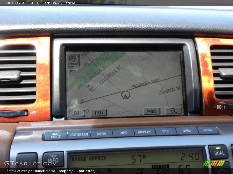 Black Onyx / Saddle 2004 Lexus SC 430