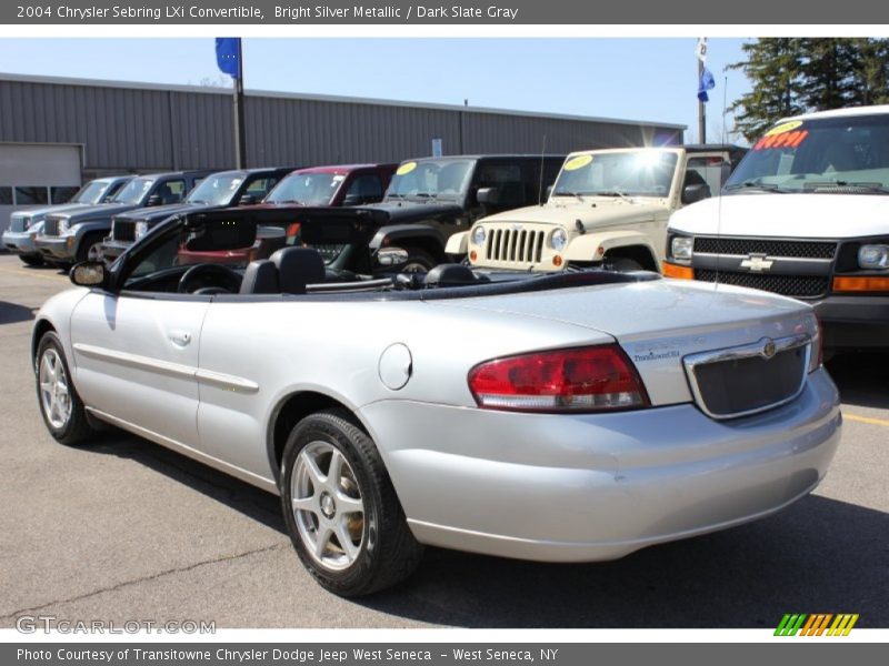 Bright Silver Metallic / Dark Slate Gray 2004 Chrysler Sebring LXi Convertible
