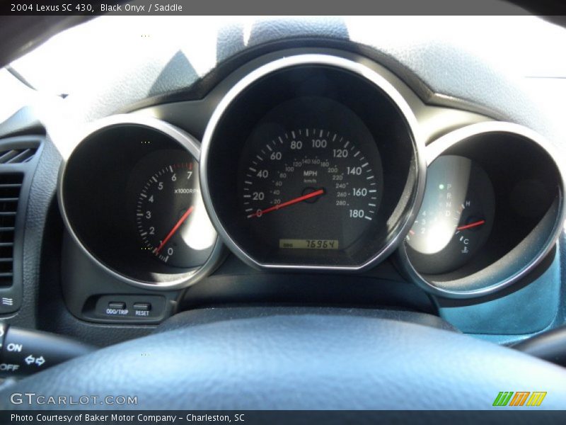 Black Onyx / Saddle 2004 Lexus SC 430