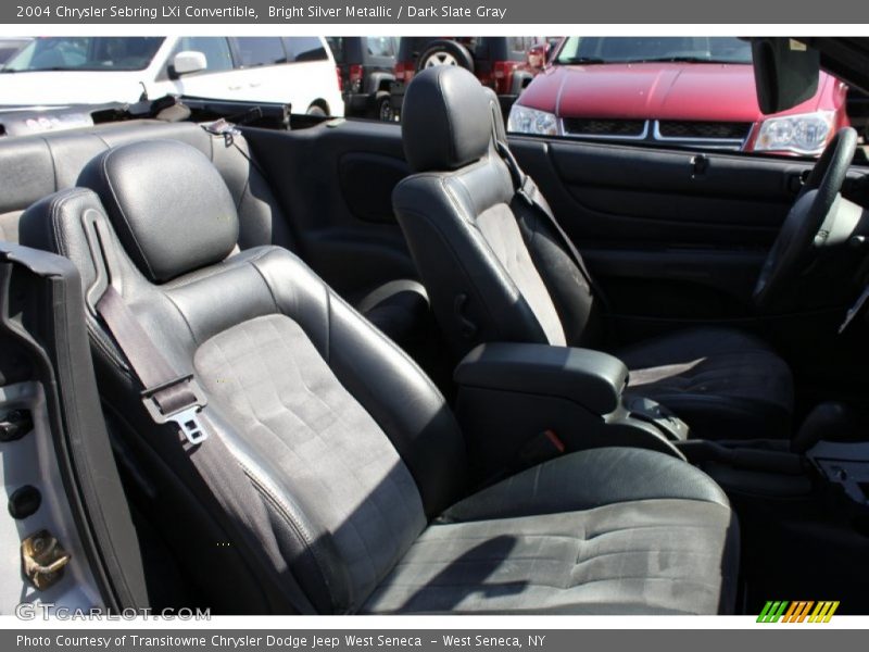 Bright Silver Metallic / Dark Slate Gray 2004 Chrysler Sebring LXi Convertible