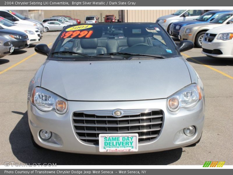 Bright Silver Metallic / Dark Slate Gray 2004 Chrysler Sebring LXi Convertible