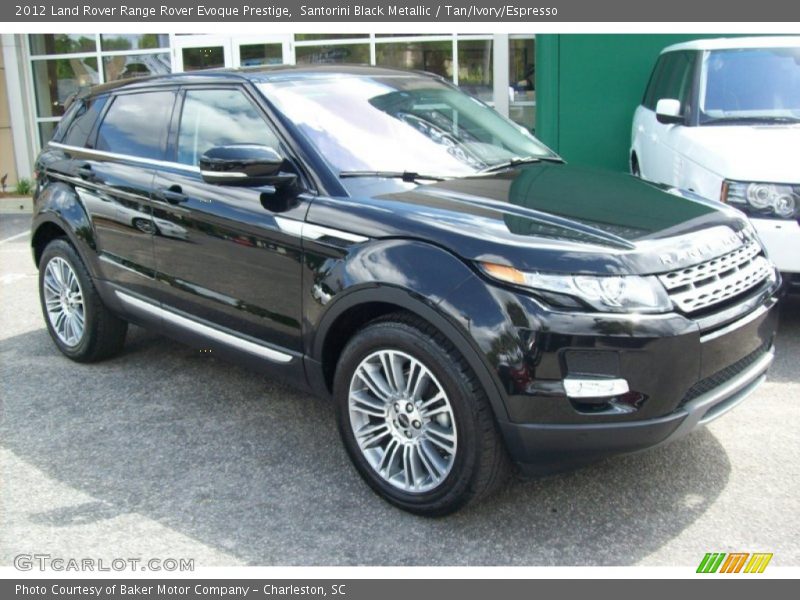 Santorini Black Metallic / Tan/Ivory/Espresso 2012 Land Rover Range Rover Evoque Prestige