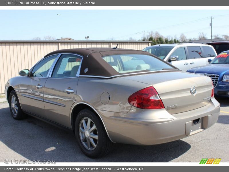 Sandstone Metallic / Neutral 2007 Buick LaCrosse CX