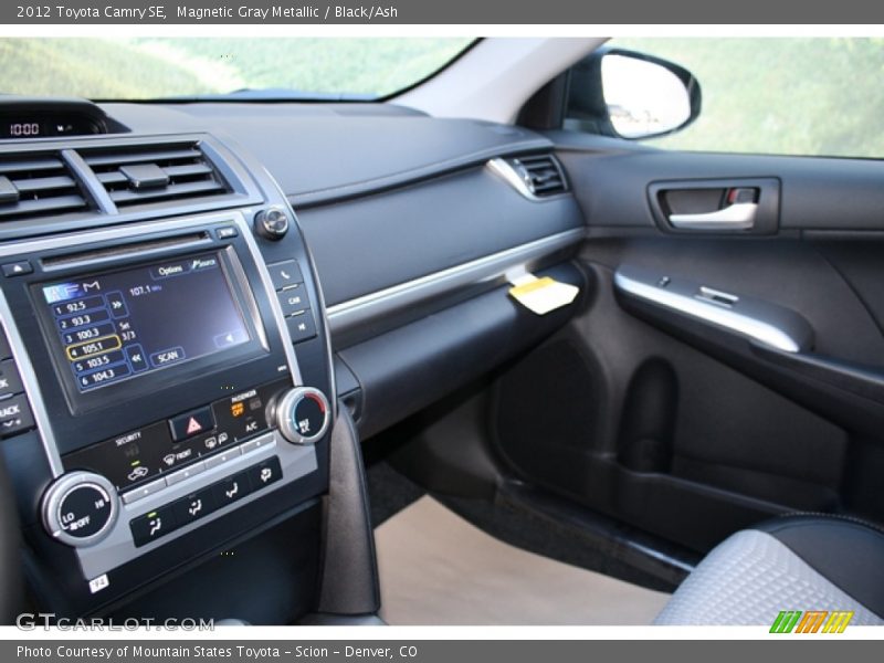 Magnetic Gray Metallic / Black/Ash 2012 Toyota Camry SE