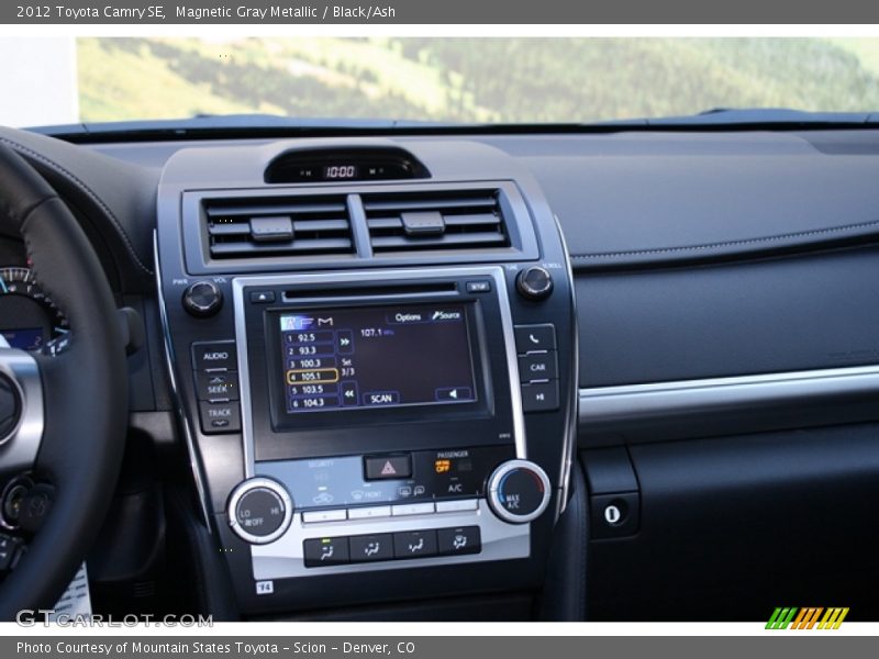 Magnetic Gray Metallic / Black/Ash 2012 Toyota Camry SE