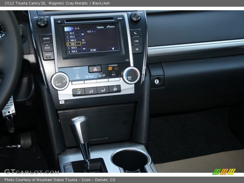 Magnetic Gray Metallic / Black/Ash 2012 Toyota Camry SE