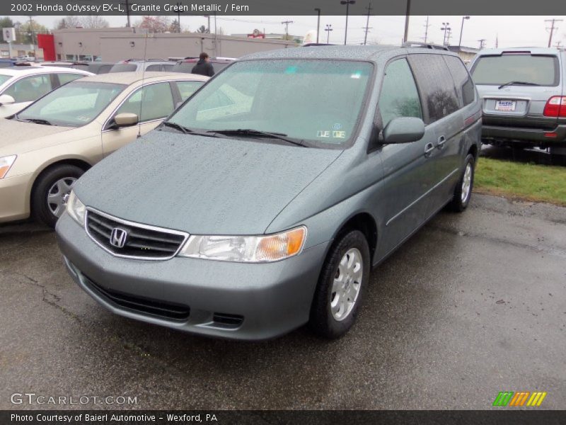 Granite Green Metallic / Fern 2002 Honda Odyssey EX-L